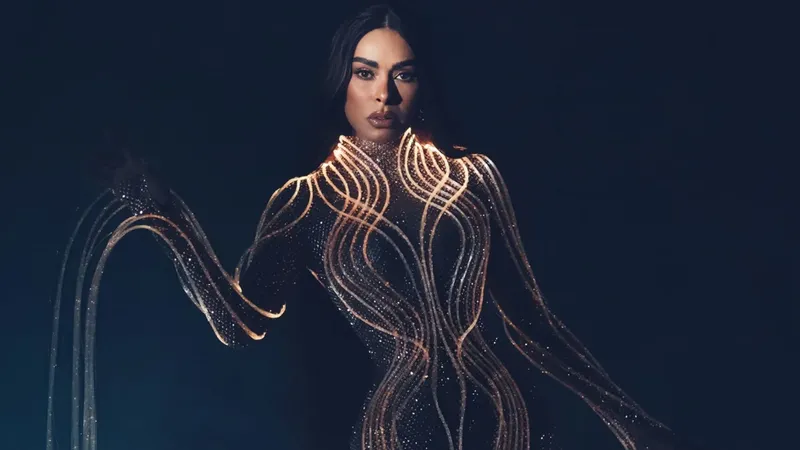 El espectacular vestido de Galilea Montijo en La Casa de los Famosos México: alta costura, innovación y luces LED