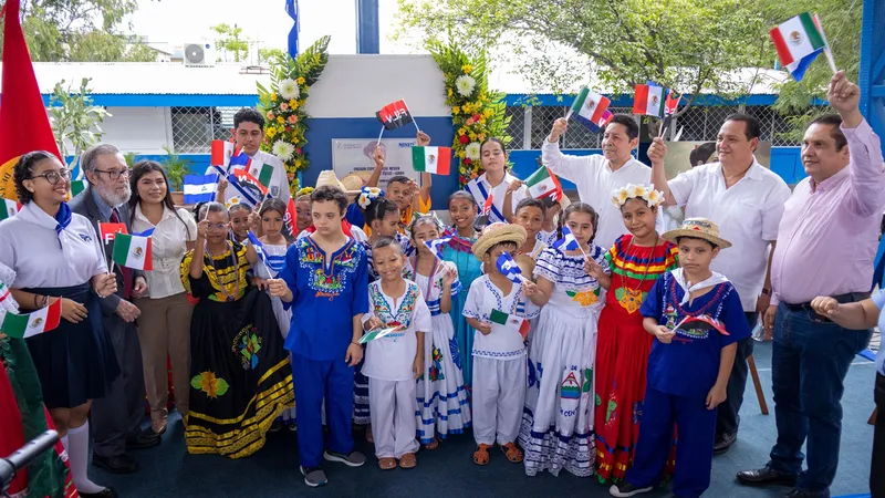Managua: renombran el colegio experimental México prócer Josefa Ortiz Téllez Girón