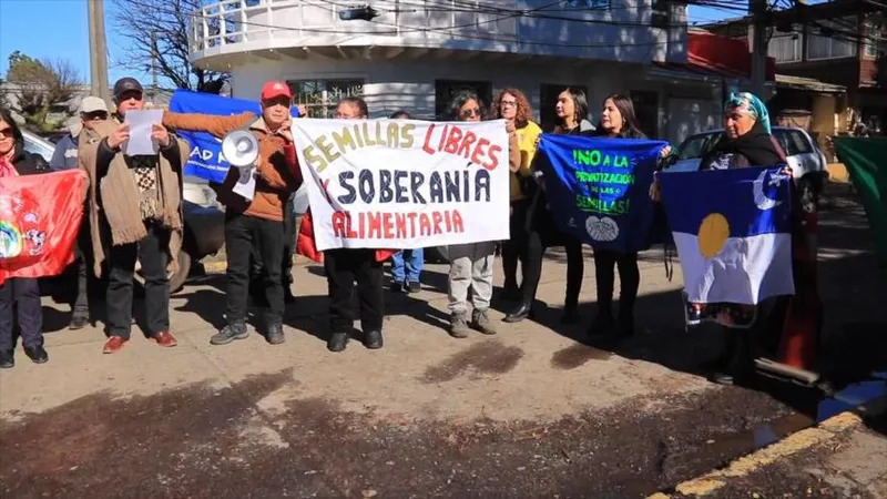 Mapuches y campesinos rechazan consulta sobre semillas en Chile