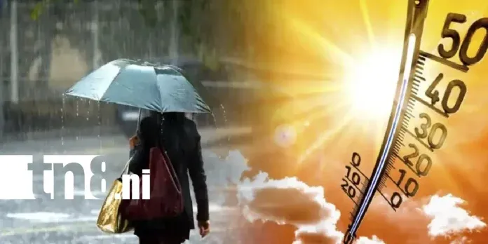 ¡Calor y lluvias! Nicaragua tendrá lluvias dispersas y temperaturas de hasta 36 grados