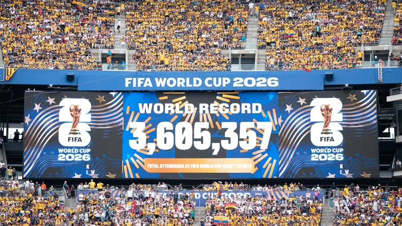 Histórico: el Mundial 2026 ya supera la mayor marca de público en el fútbol