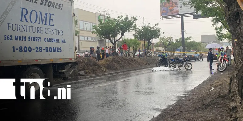 Tragedia en la Carretera Norte: Motociclista muere aplastado por camión