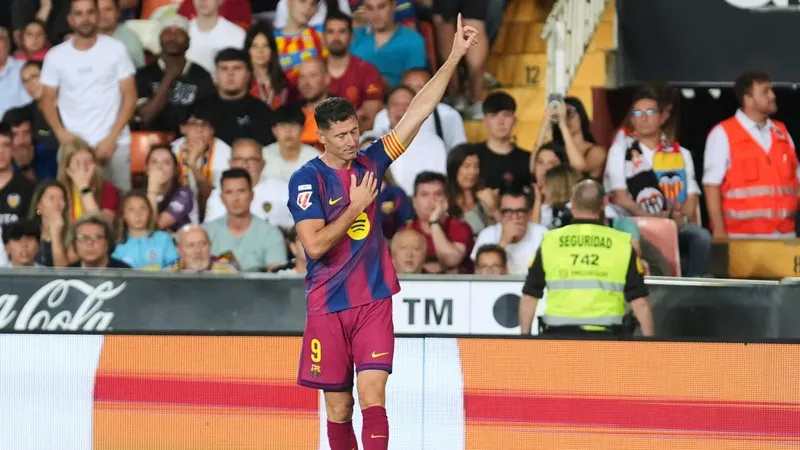 3-1: El Barça cae en el final redondo de Lewandowski