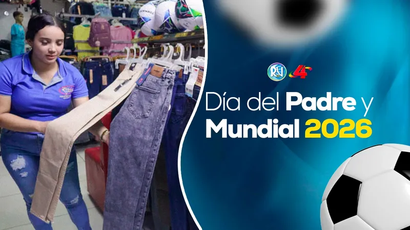 Comerciantes de Managua ofrecen promociones para celebrar el Día del Padre y vivir la pasión del Mundial 2026