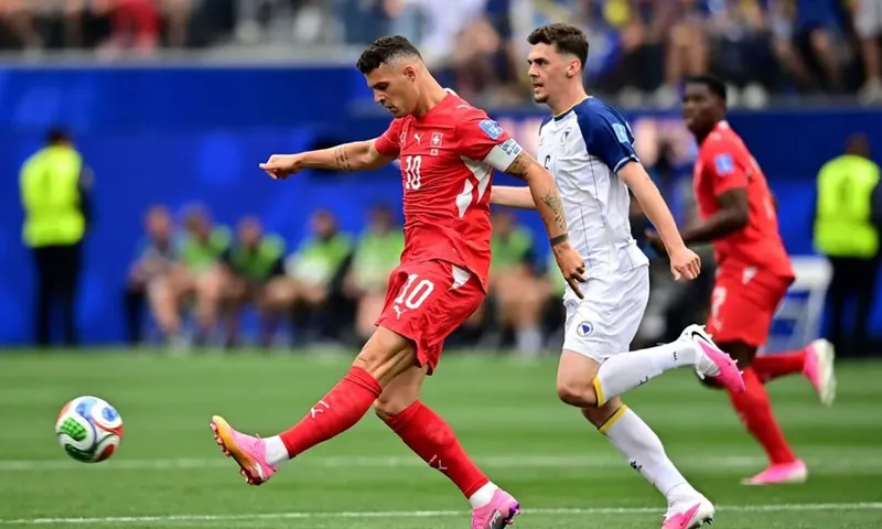 Suiza golea 4-1 a Bosnia y pone un pie en la siguiente ronda