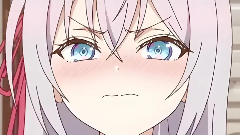 El doblaje al ruso de Alya Sometimes Hides Her Feelings in Russian mantiene los susurros originales en japonés