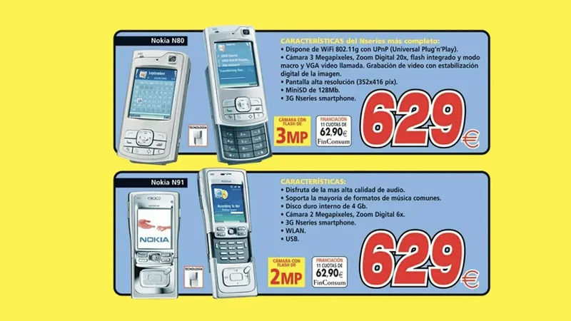 Si creías que los móviles eran caros ahora, espera a ver lo que costaban estos Nokia hace 20 años