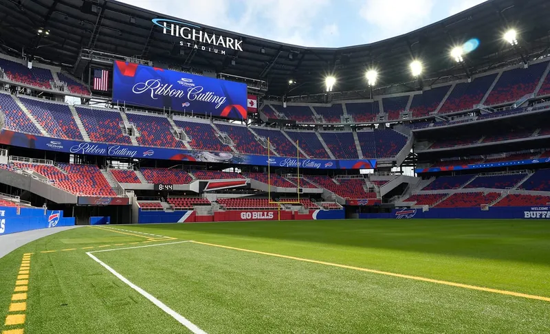 El nuevo estadio de los Bills, criticado por mala visibilidad en algunos puntos