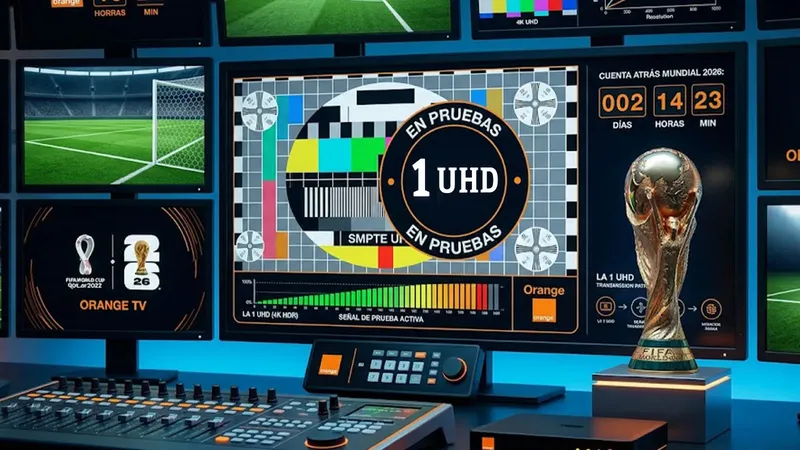 Orange ya prueba La 1 UHD: ¿se estrenará antes del Mundial 2026?