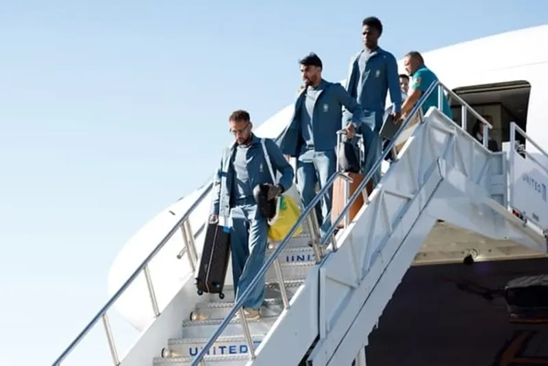 Selección de Brasil ya está en Estados Unidos para la Copa del Mundo
