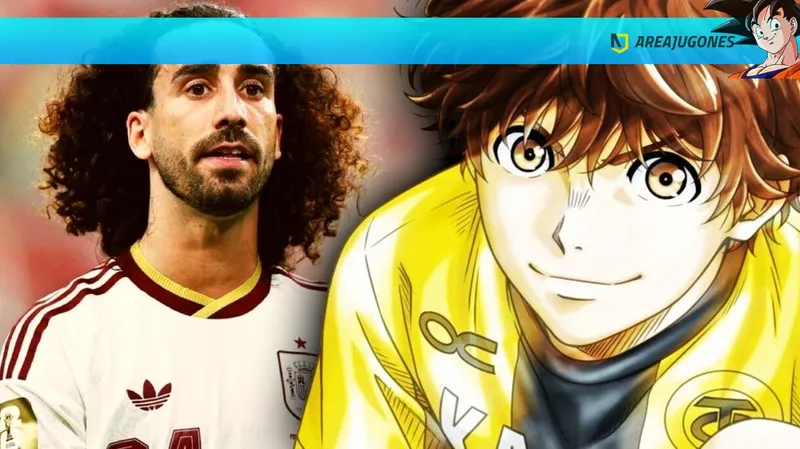 El creador de Ao Ashi se rinde ante el fútbol de España y homenajea al gran Cucurella: "¡Es un lateral increíble!"