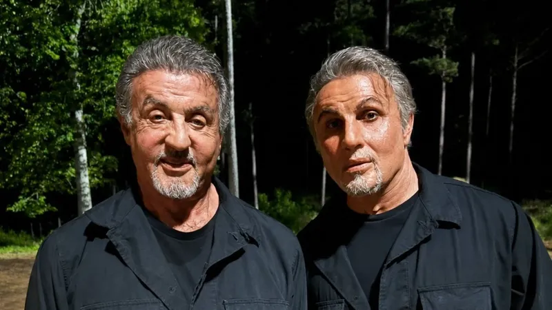 El doble de Sylvester Stallone tarda 2 horas y media cada día para ser igual que él. El resultado es impactante