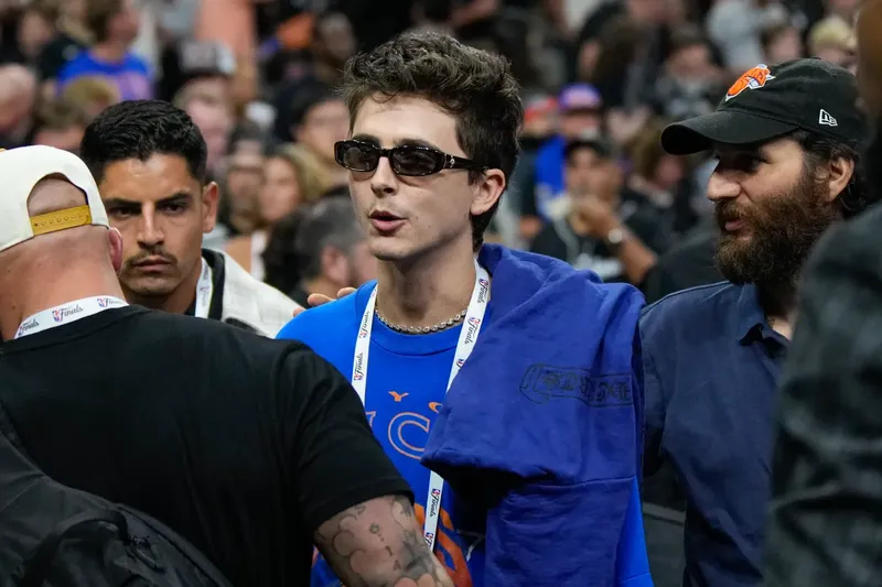 “Es mucho mejor que los Oscar”: así celebró Timothée Chalamet el título de los Knicks