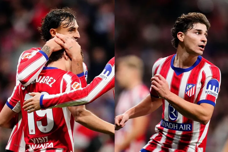 Julián Álvarez pide disculpas a la afición del Atlético