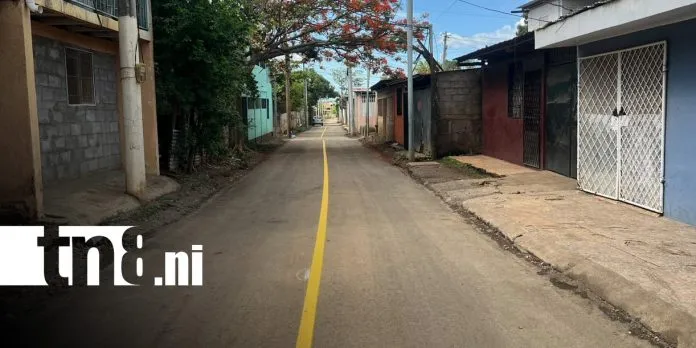 Alcaldía de Managua inaugura obras viales en Villa Reconciliación Sur