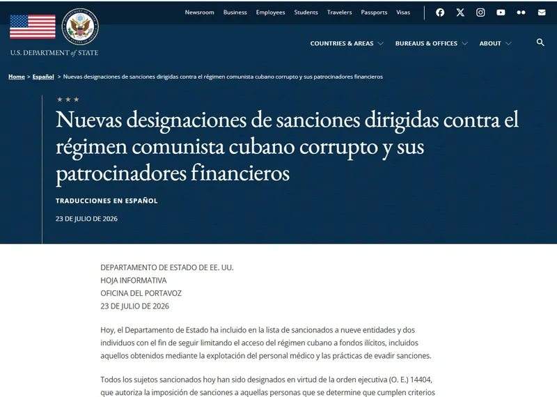 Más Bloqueo: Marco Rubio anuncia nuevas medidas punitivas contra el sector energético, comercial y la colaboración médica de Cuba
