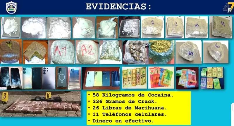Capturan 84 delincuentes en Nicaragua en 7 días