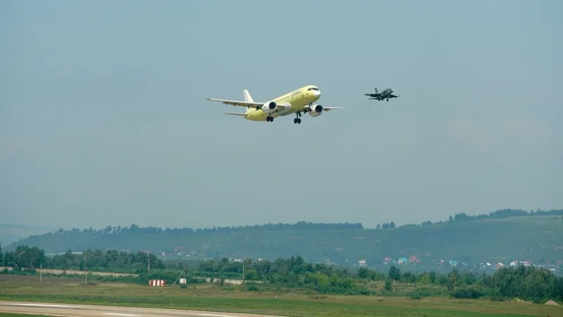 El primer avión de pasajeros 100 % ruso producido en serie realiza un exitoso vuelo inaugural (VIDEO, FOTOS)