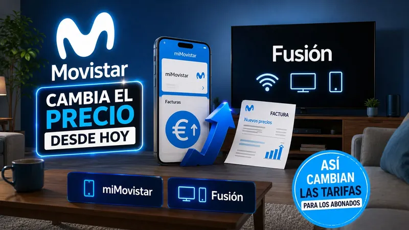 Movistar cambia desde hoy el precio de miMovistar y Fusión: así cambian las tarifas para los abonados