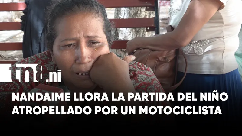 Un pueblo de luto: Nandaime despide a niño fallecido en accidente