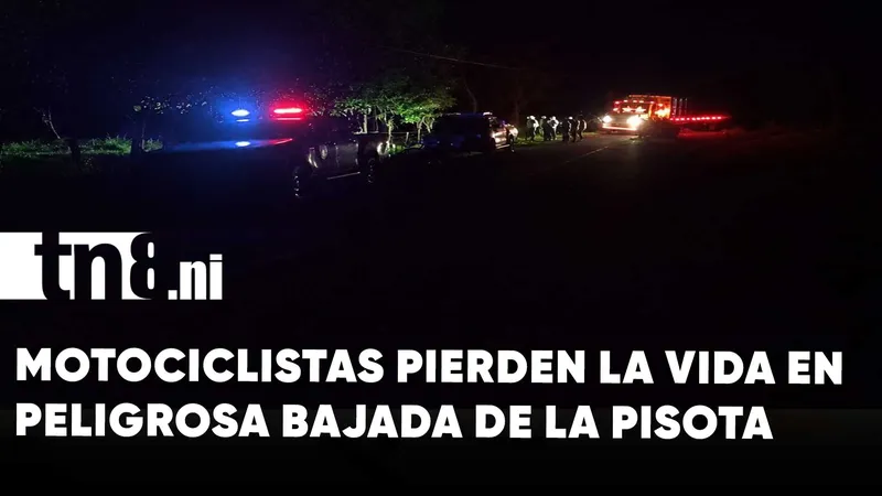 Trágico accidente de motocicleta deja dos fallecidos en Chontales
