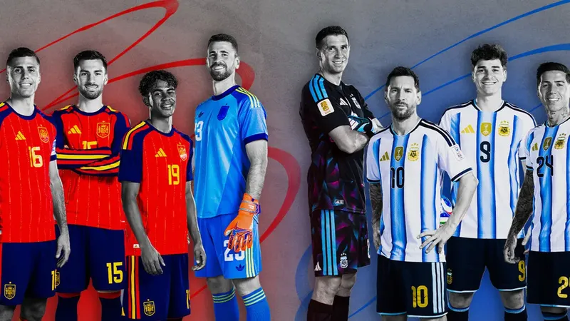 España-Argentina, duelo de titanes inédito: el campeón de Europa y de América se baten en el Mundial