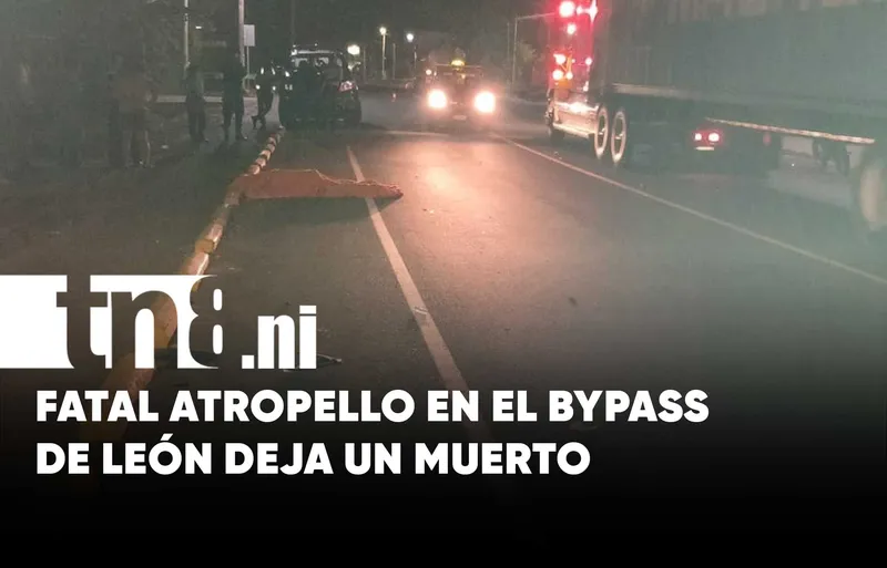 Conductor huye tras atropellar y matar a peatón en el ByPass de León