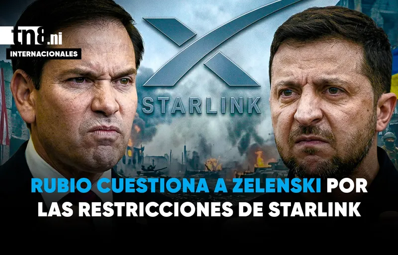 Rubio pone en duda las acusaciones de Zelenski sobre Starlink