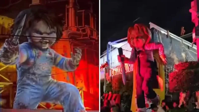 VIDEO: Ambienta la fábrica de 'Chucky' y se convierte en un polémico fenómeno viral