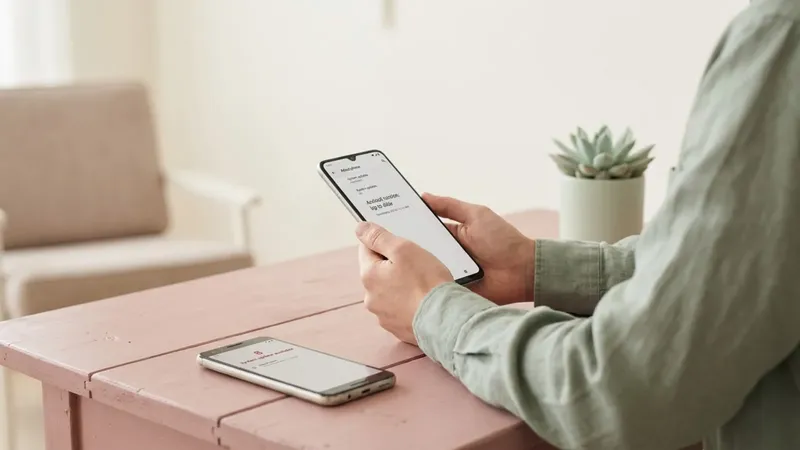 Tu móvil puede tener una actualización pendiente aunque Android diga que está actualizado