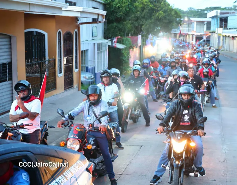 Militancia sandinista rinde homenaje a los héroes de San Carlos