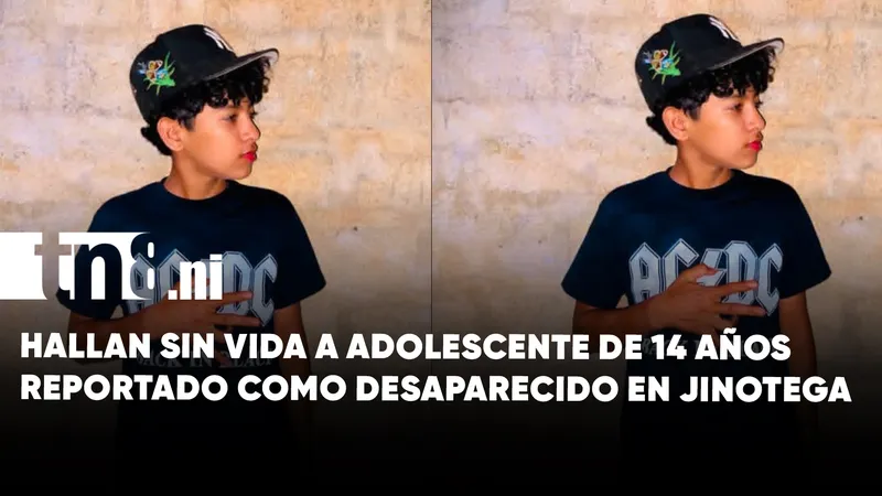 Adolescente desaparecido de 14 años fue encontrado sin vida en un cafetal de Jinotega