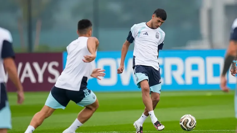 Argentina sí entrena: el último antes de la gran final