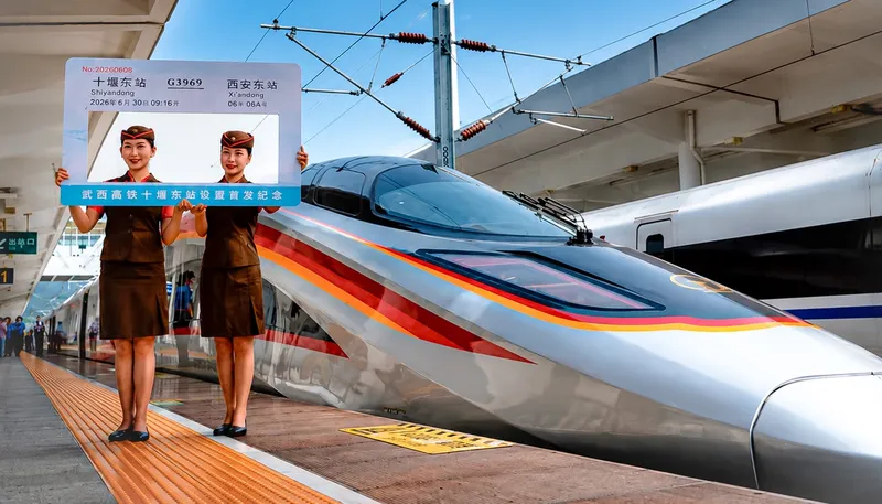 Tren bala Xi’an-Shiyan entra en operaciones en China