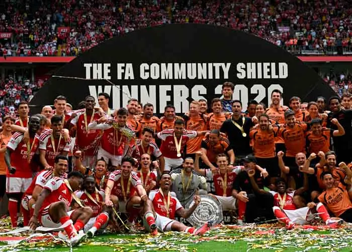 Arsenal vence al City y se corona campeón de la Community Shield