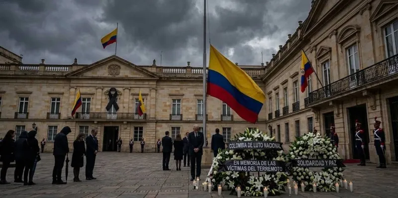COLOMBIA DECRETA 3 DÍAS DE LUTO! País honra a las víctimas del devastador terremoto