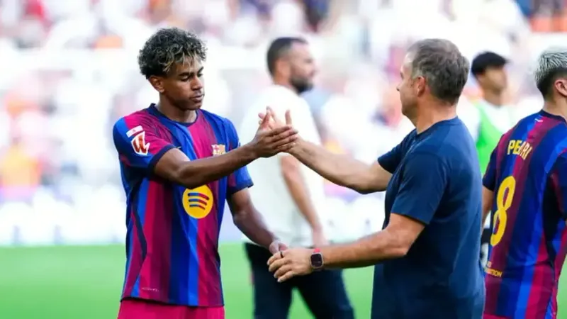 Lamine: "Ojalá podamos traer la Champions a Barcelona este año"