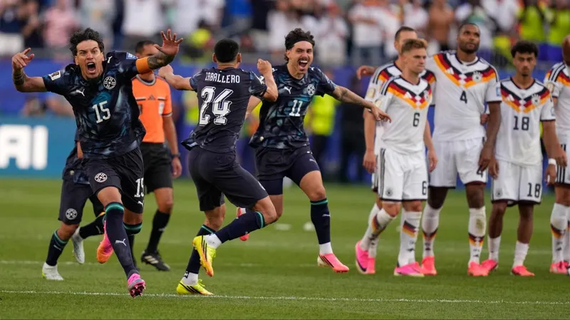 ¡Proeza de Paraguay, que tumba a Alemania en los penaltis!