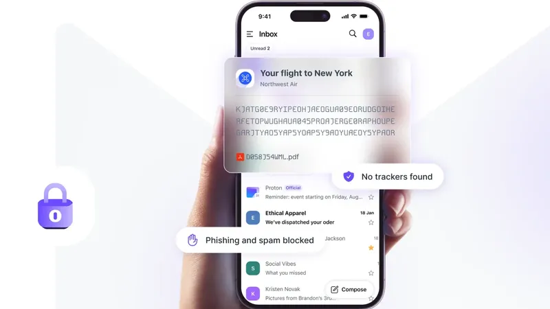 Un email gratis que garantiza que no te espíen tus mensajes: nos cambiamos de Gmail a Proton Mail