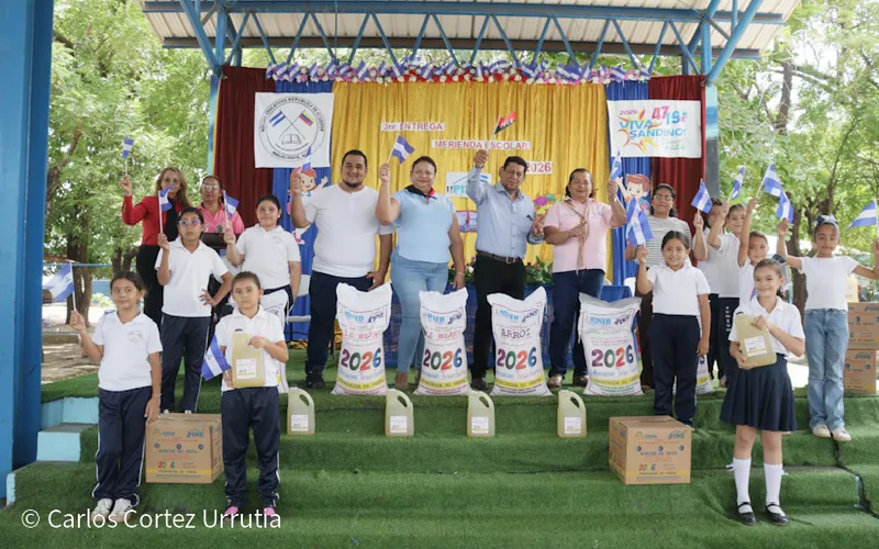 Merienda Escolar beneficia a estudiantes de San Rafael del Sur