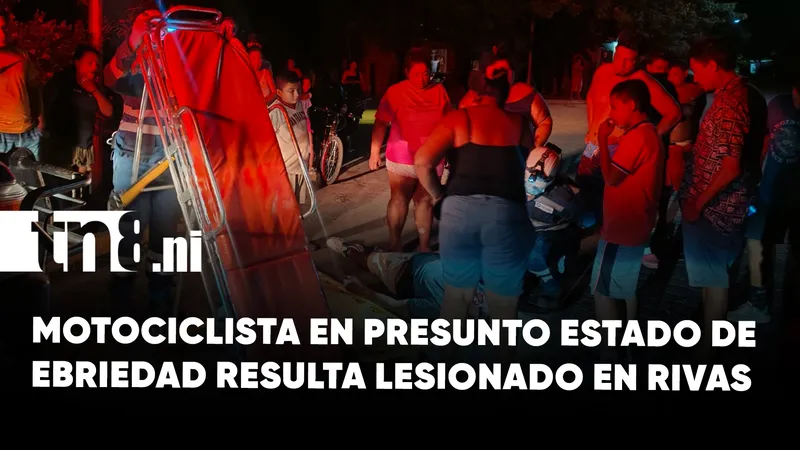 Motociclista resulta gravemente lesionado al perder el control de su vehículo en Rivas