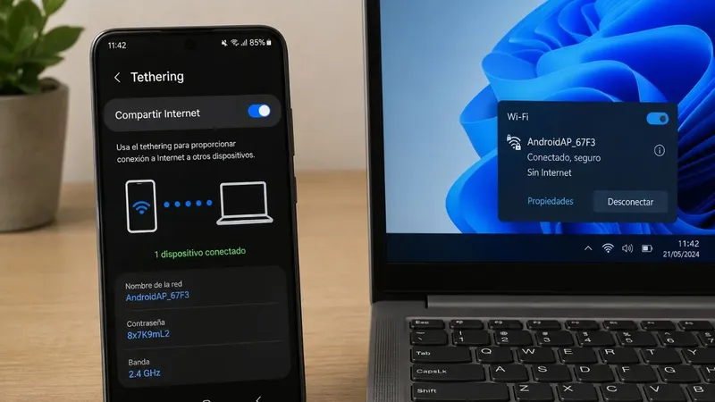 Qué es el tethering: todas las formas de compartir datos móviles