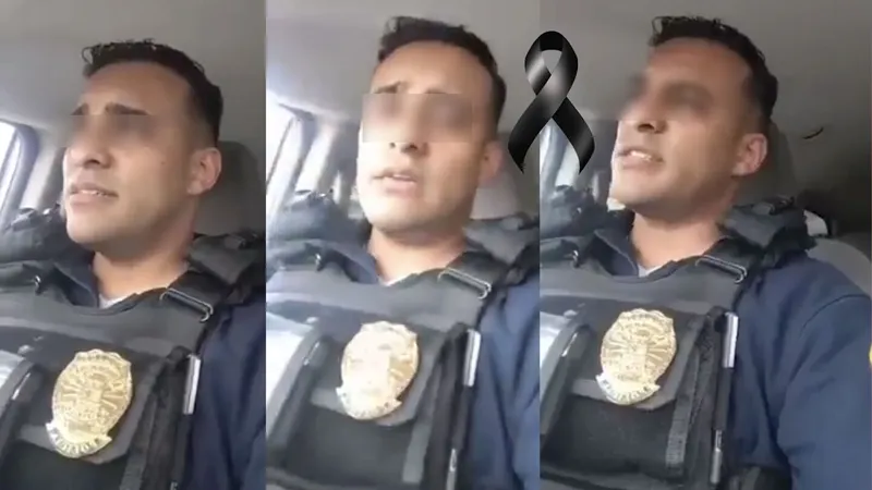 Policía se lanza al vacío y muere tras despedirse en Instagram: “Tomen como primordial su salud mental”