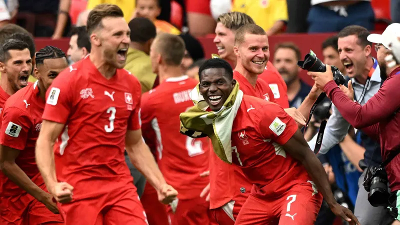 Suiza eliminó a Colombia en penales y enfrentará a Argentina