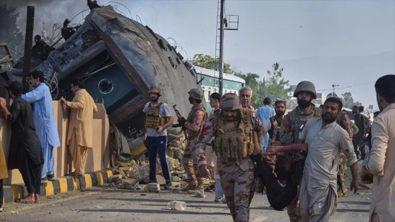 Atentado suicida contra tren militar deja al menos 24 muertos en Pakistán