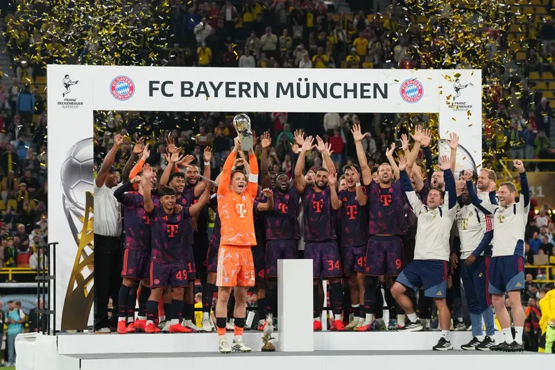 Bayern Múnich gana la Supercopa de Alemania para comenzar la temporada con fuerza