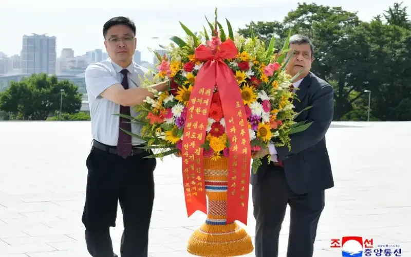 Homenaje al 81 Aniversario de la Liberación en RPD de Corea