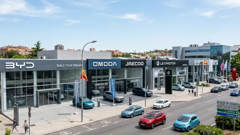 China tiene claro dónde está la puerta de entrada para sus coches eléctricos en Europa: España es su paraíso
