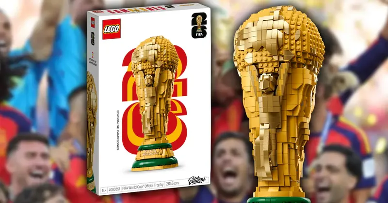 LEGO lanzará una réplica exacta de la copa del Mundial 2026 que conmemora la victoria de España, pero tiene un gran inconveniente