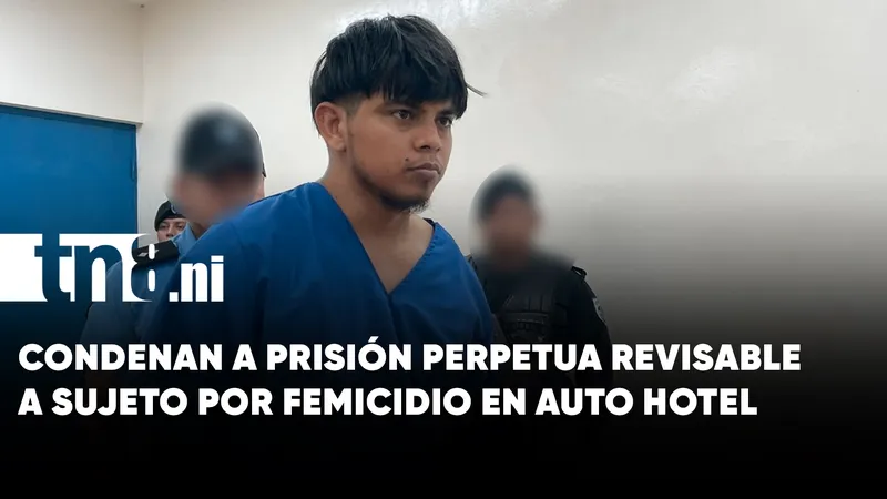 Prisión perpetua revisable a sujeto por femicidio ocurrido en un Auto Hotel